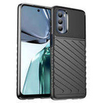 Husa Case husanou Tunet pentru Motorola Moto G62 5G siliko armurată capac negru Case
