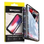 Wozinsky Full Magnetic Case magnetic 360 față și spate cu sticlă integrată Vivo X60 negru transparent