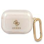 Case Guess GUAPUCG4GD AirPods Pro cover gold / gold Glitter Collection