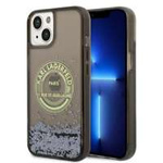 Husa Apple iPhone Liquid Glitter KARL LAGERFELD 14 RSG Black Hardcase