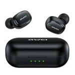 AWEI casti Bluetooth 5.1 T13 Pro TWS + docking station negru/negru