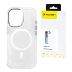Glitter Case Wozinsky Glitter cu Mag Safe pentru Samsung Galaxy S25 - Transparentă cu Sclipici