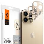 Spigen OPTIK.TR PROTECTOR DE CAMERĂ OPTIK.TR 2-PACK IPhone 13 PRO / 13 PRO MAX PROTECTOR DE CAMERĂ DE AUR