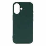 Husă din silicon lichid cu MagSafe pentru Samsung Galaxy A16 5G - verde