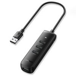 Ugreen HUB 4in1 USB - 4x USB Tip A 3.0 PD DC 12V 0.25m negru (CM416 10915)