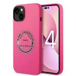 Husa Apple iPhone KARL LAGERFELD 14 Plus Silicone RSG Pink Hardcase