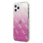 Husa GUESS Apple iPhone 12 Pro Max 4G Gradient GUHCP12LPCU4GGPI Carcasă solidă roz
