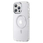 Husa mag husa iPhone MagSafe Kingxbar PQY Ice Crystal Series netic 14 silver Case